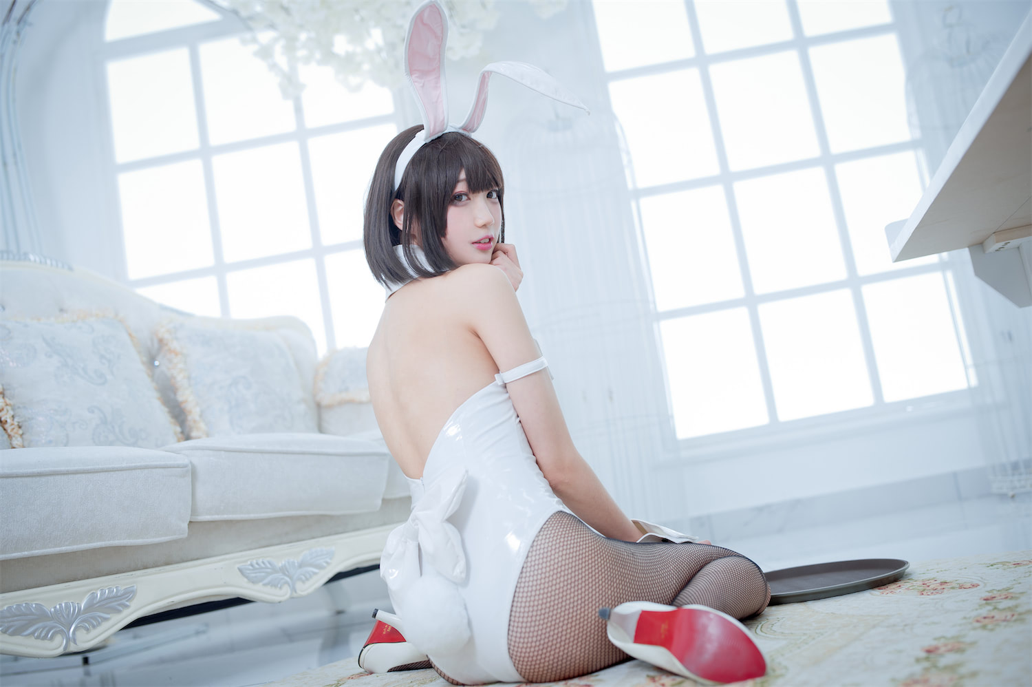 周叽是可爱兔兔 清纯加藤惠兔女郎4