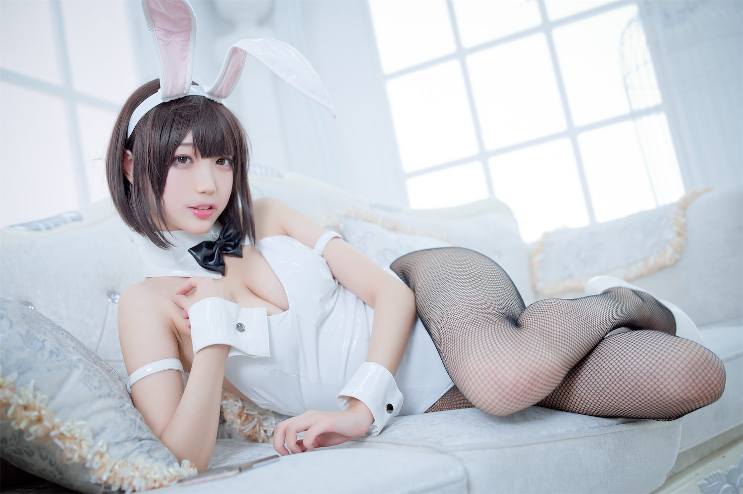 周叽是可爱兔兔 清纯加藤惠兔女郎5