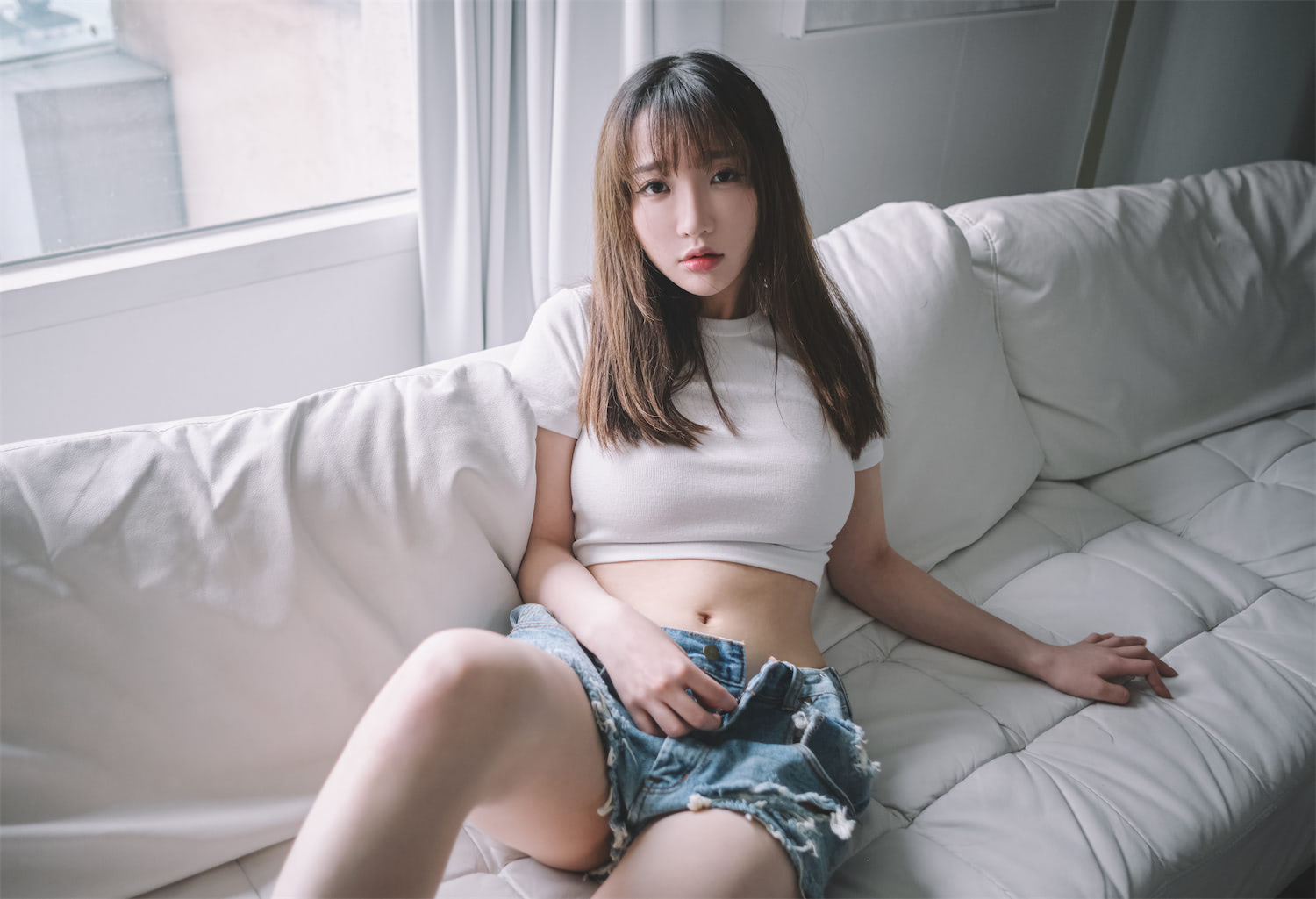 손예은孫樂樂 炎炎夏日热裤女孩4