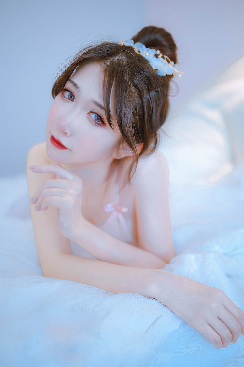 阮邑 Fairy 大象粉睡裙5