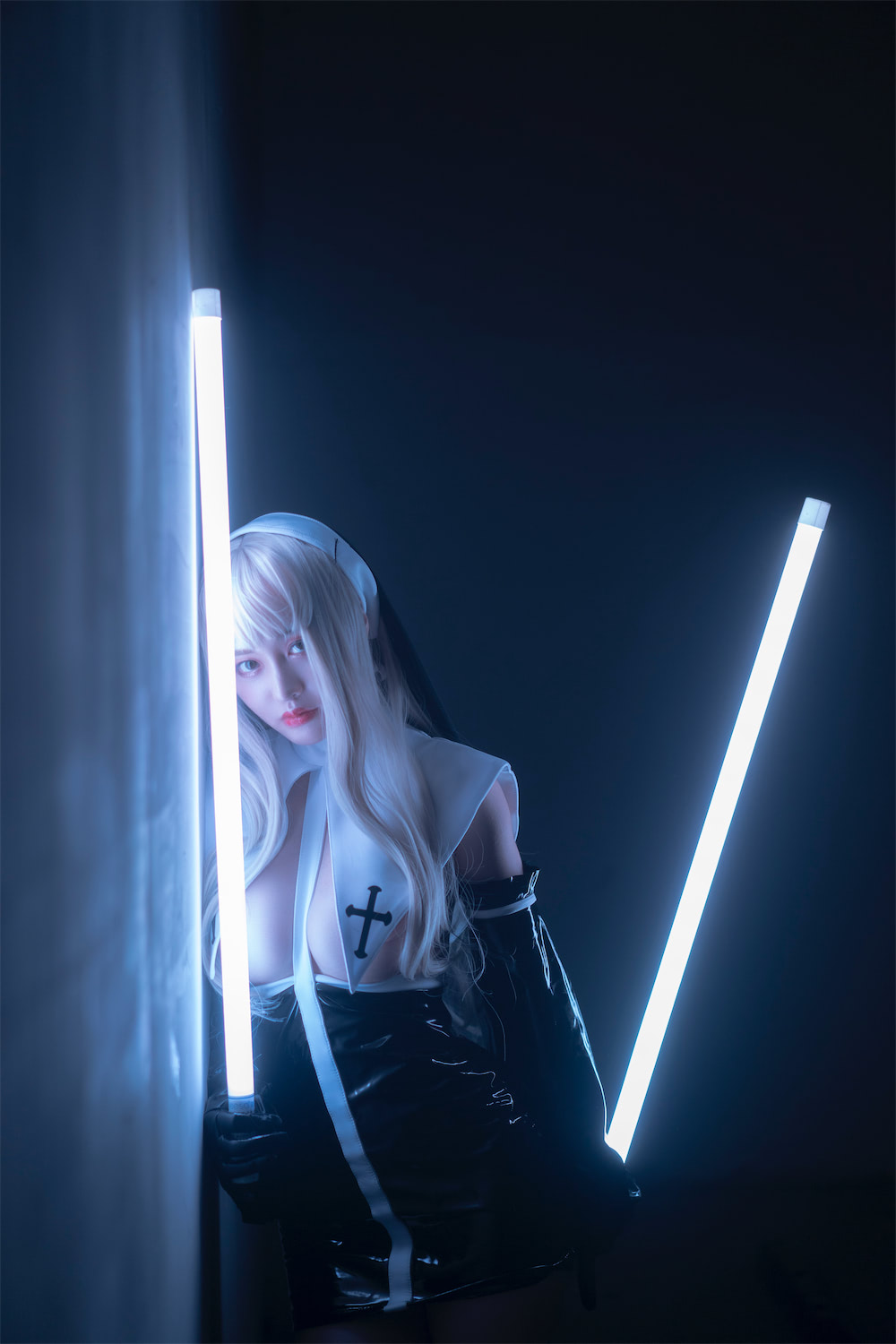 脱尾巴Mizuki 荧光灯修女1
