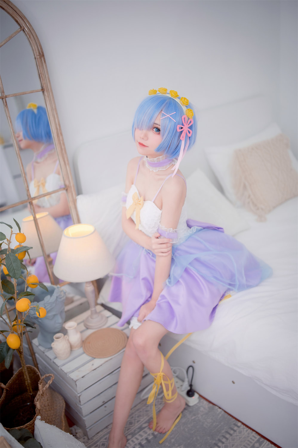 花柒Hana 蕾姆CLEAR DRESS2