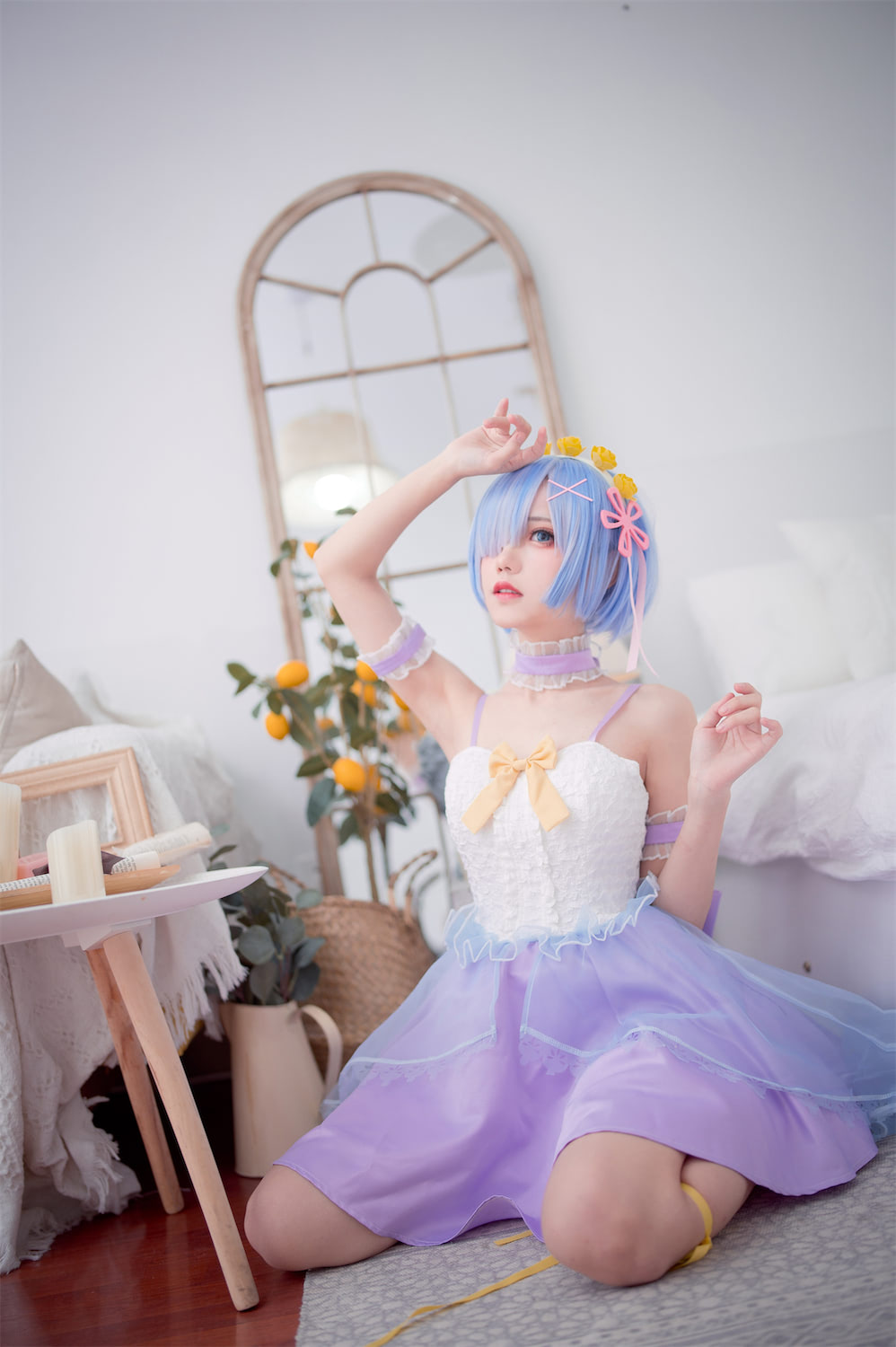 花柒Hana 蕾姆CLEAR DRESS1