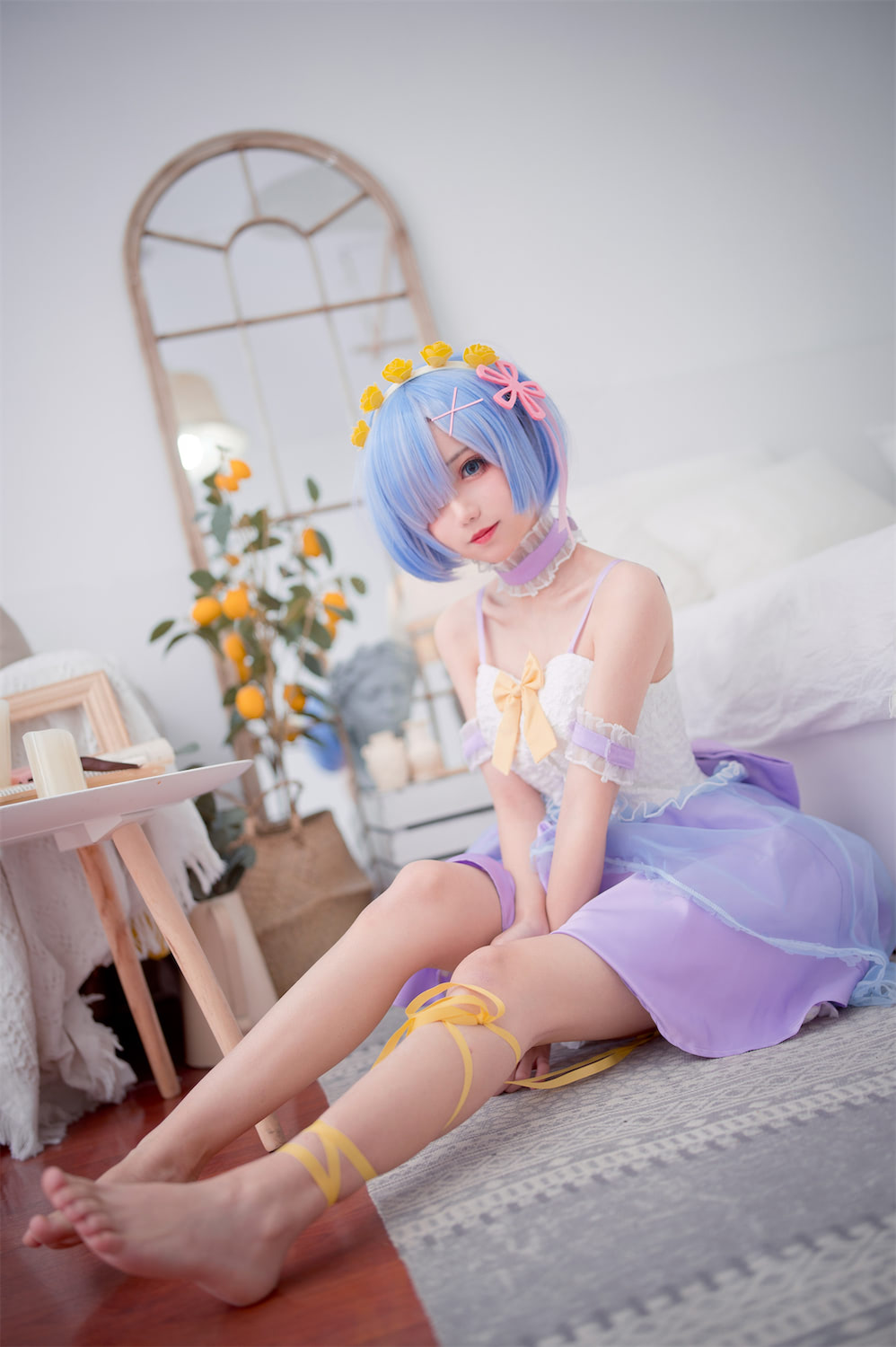 花柒Hana 蕾姆CLEAR DRESS4