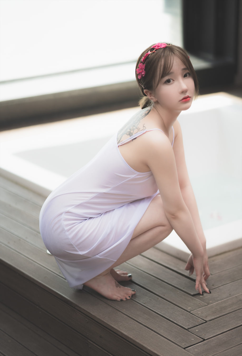 손예은孫樂樂 花瓣浴4