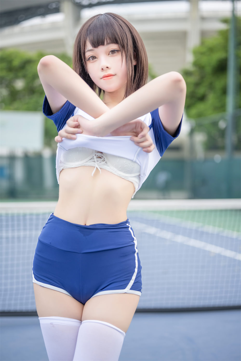 蜜汁猫裘体操服2