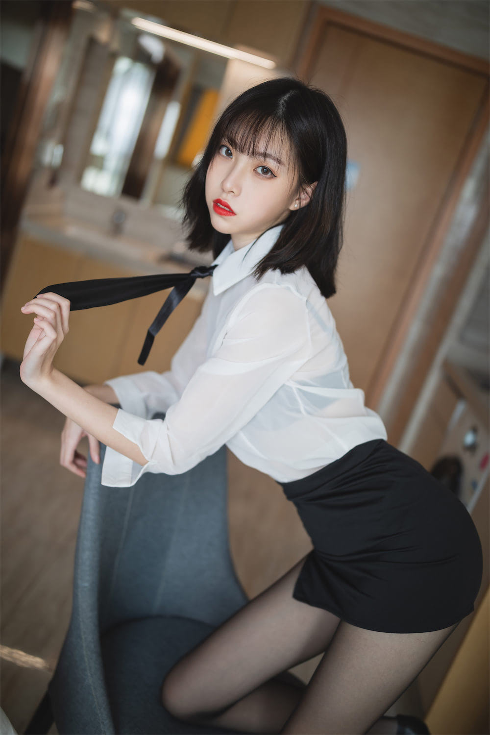 许岚LAN OL制服1