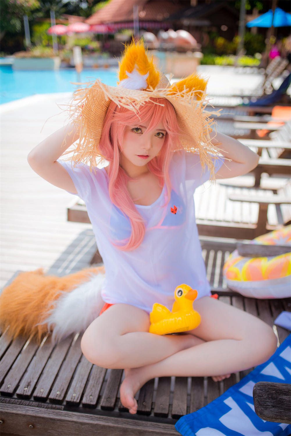 Miu只 玉藻前水着3