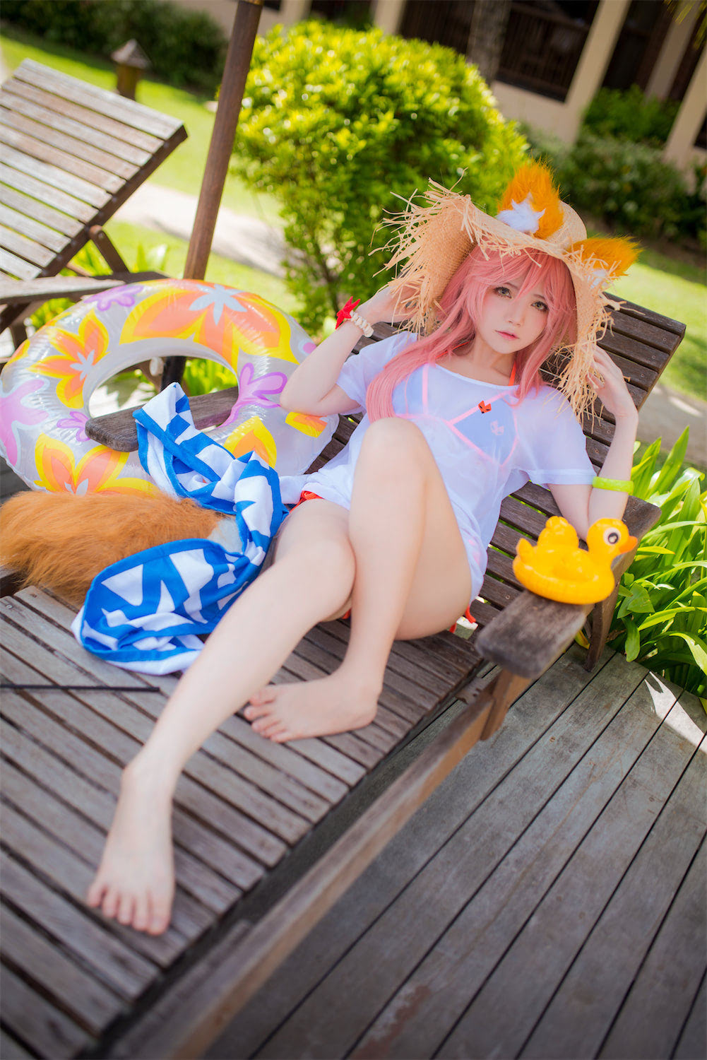 Miu只 玉藻前水着4