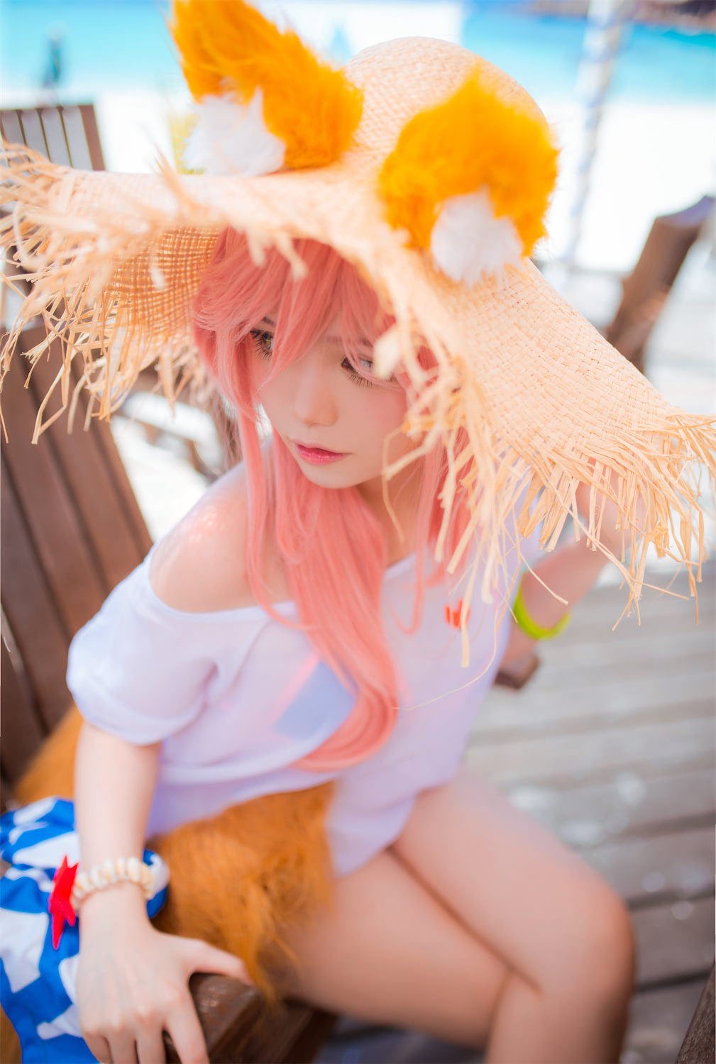 Miu只 玉藻前水着2