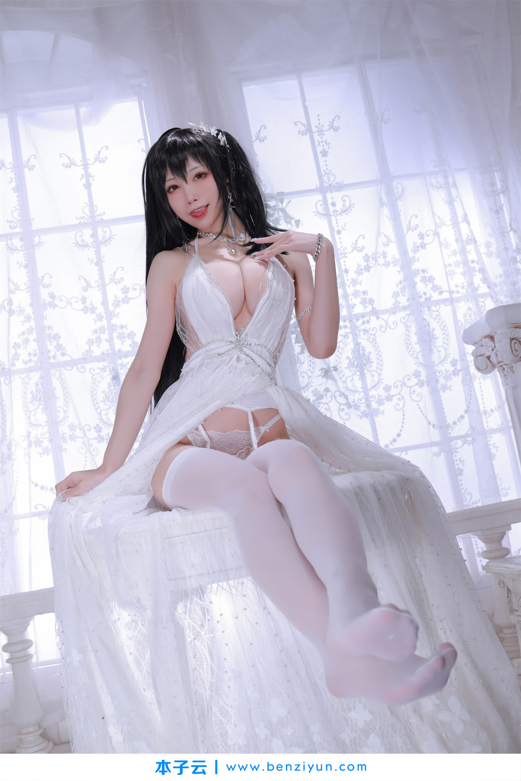 水淼aqua 碧蓝航线大凤婚纱1