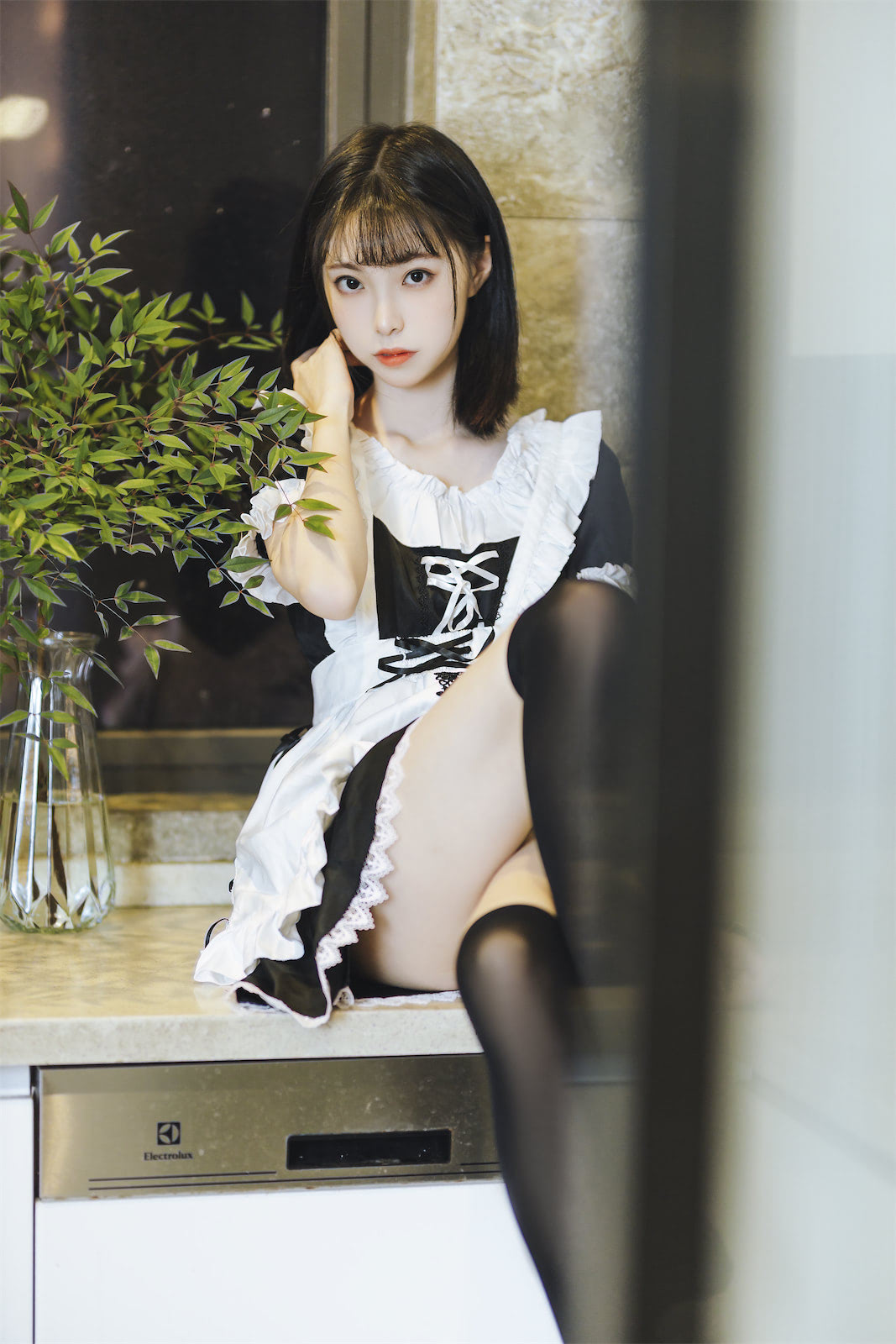 许岚LAN 短裙女仆3