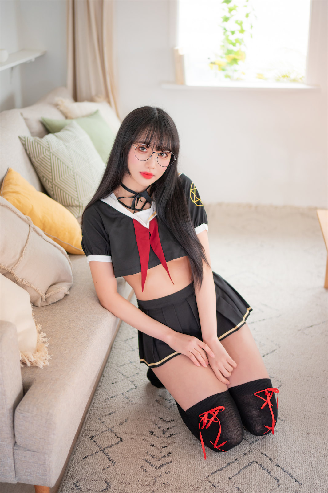 Sooflower 黑色jk制服6