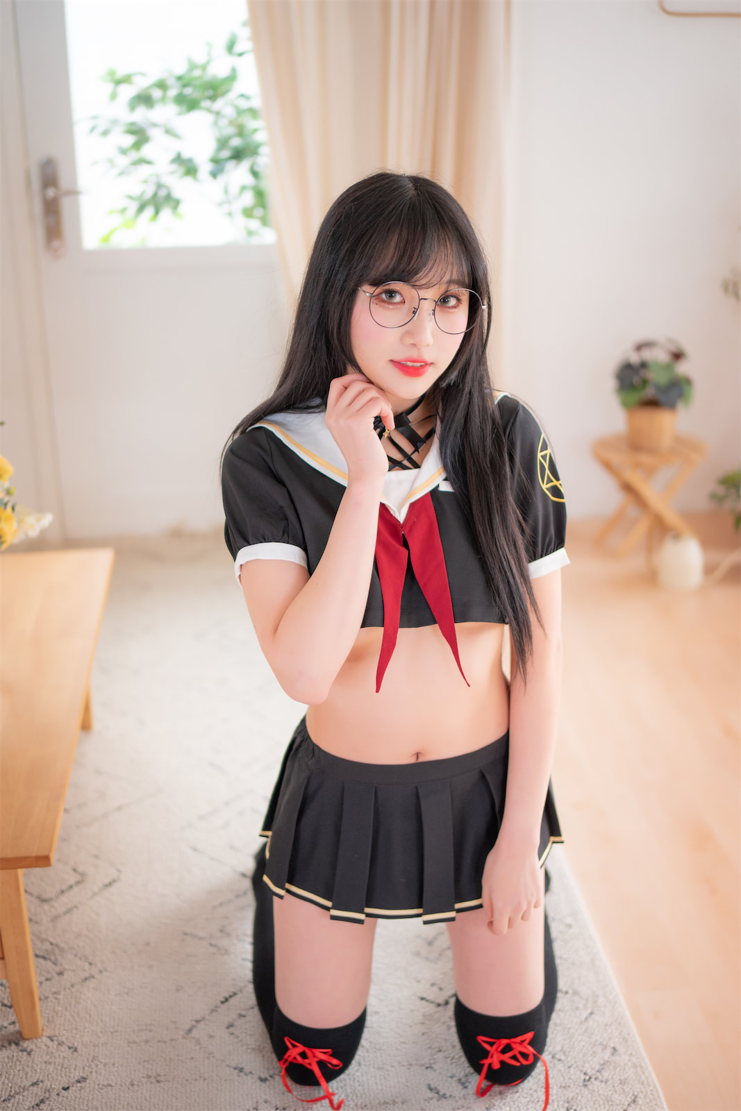 Sooflower 黑色jk制服21