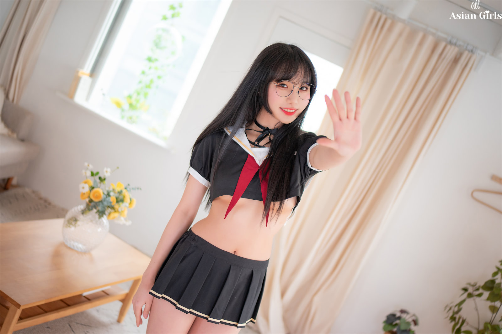 Sooflower 黑色jk制服29