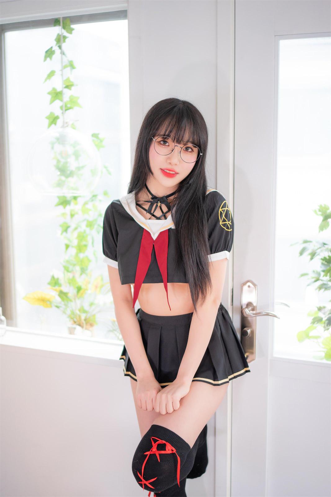 Sooflower 黑色jk制服33