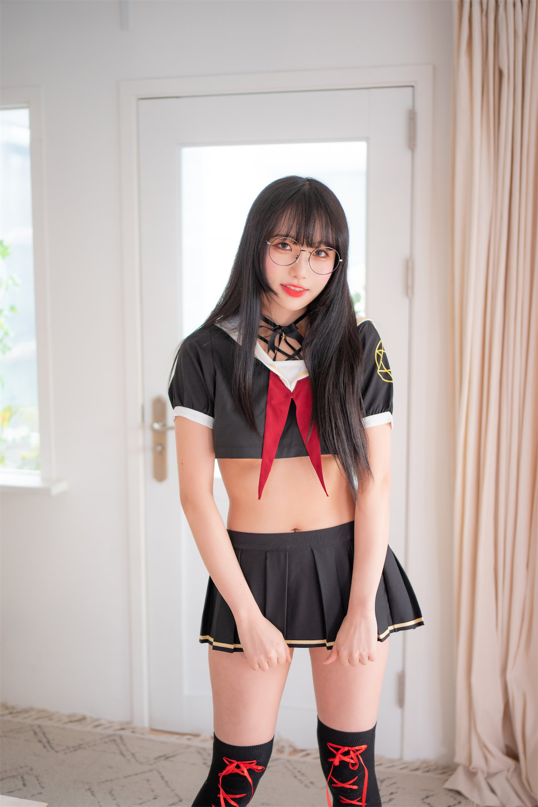 Sooflower 黑色jk制服35