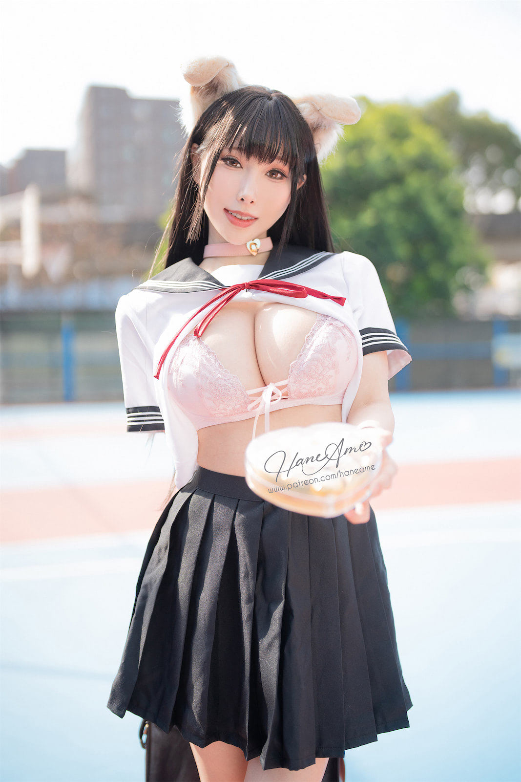 蔡同学 柴犬水手服学妹1