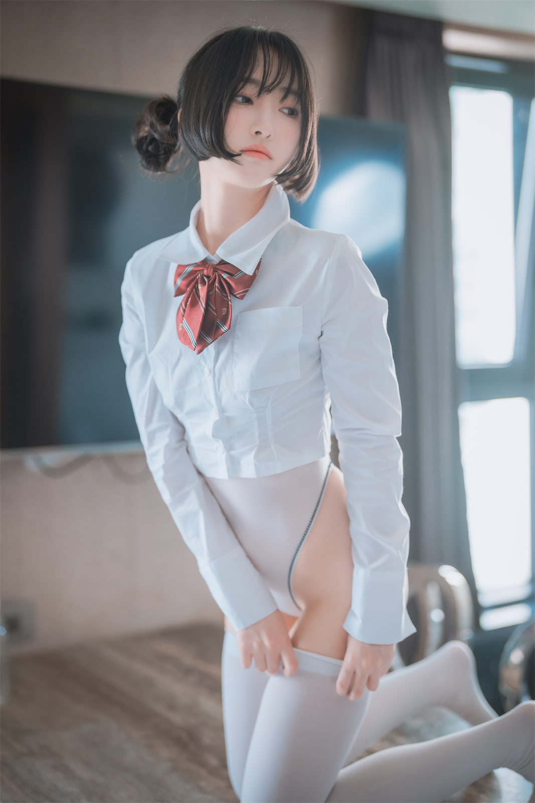 Hanari하나리 纯白JK制服2