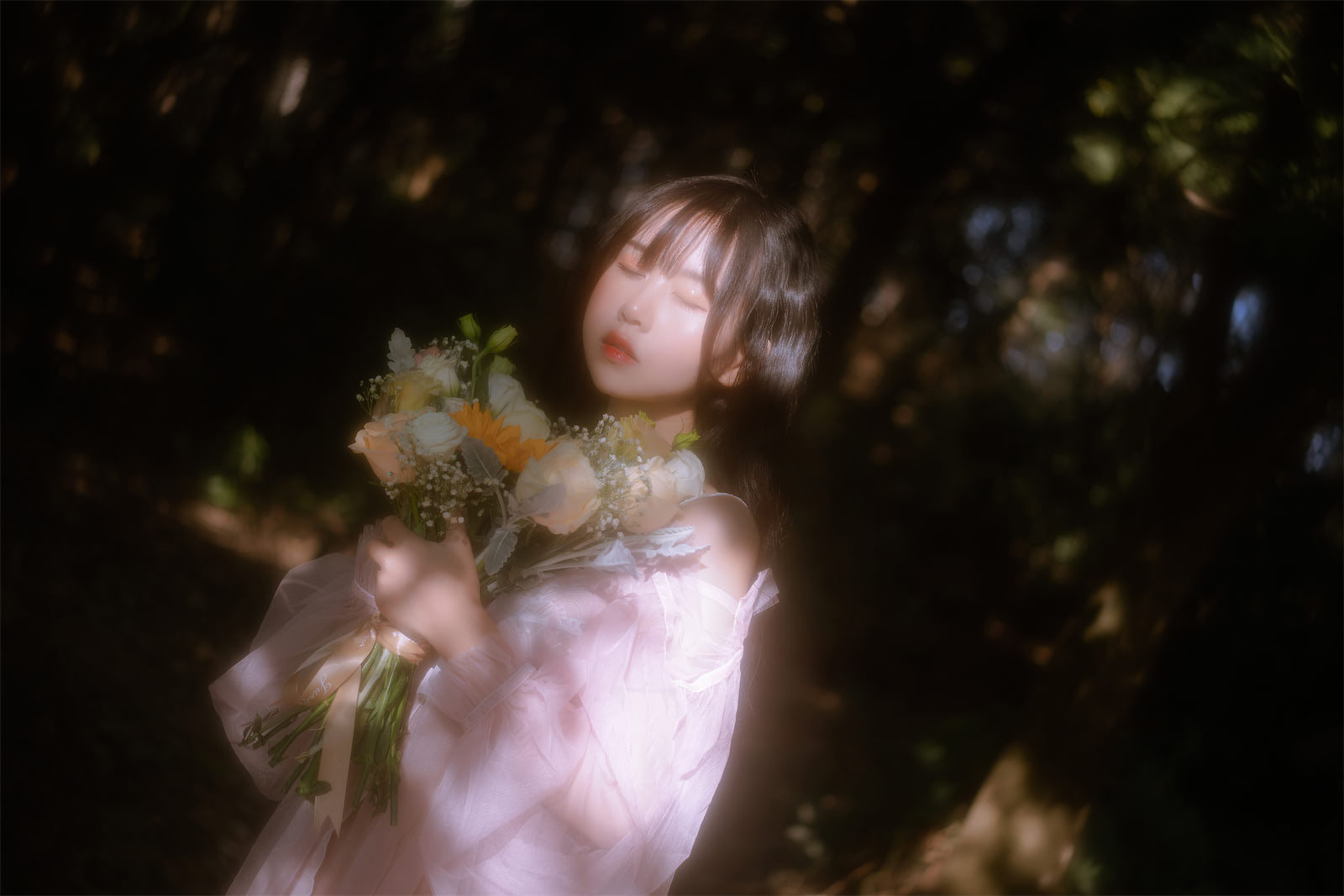 萌芽儿o0 林中少女樱花jk2