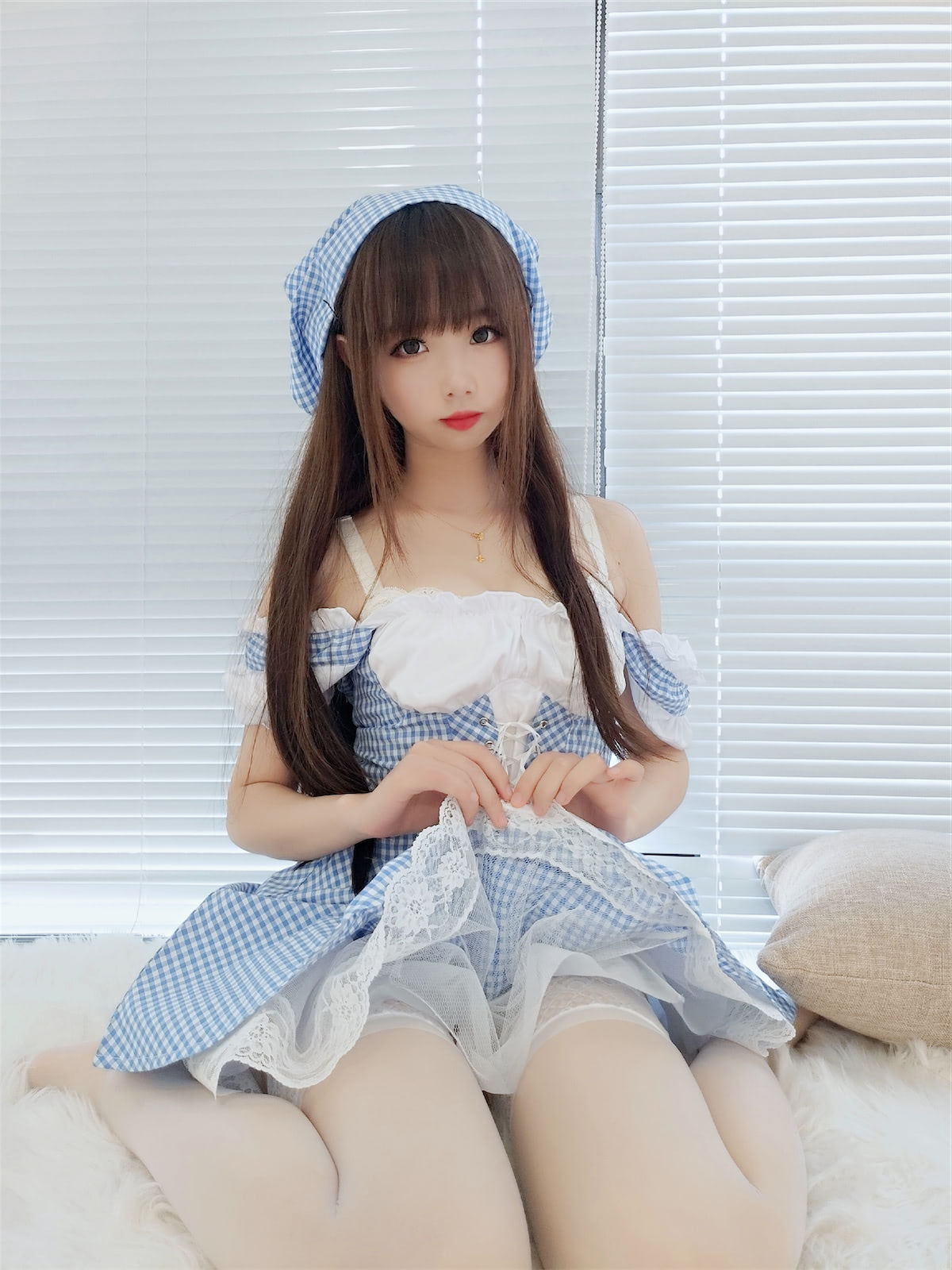 雪琪SAMA 田园女仆自摄1