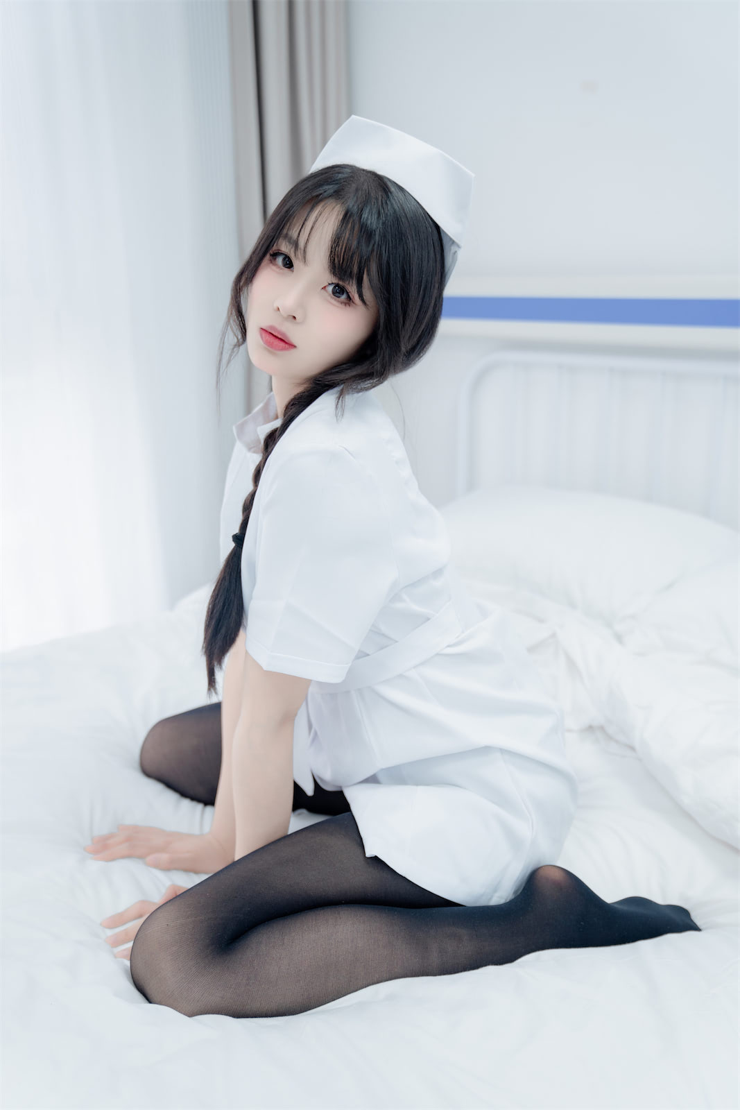 轩萧学姐 黑裤袜护士1
