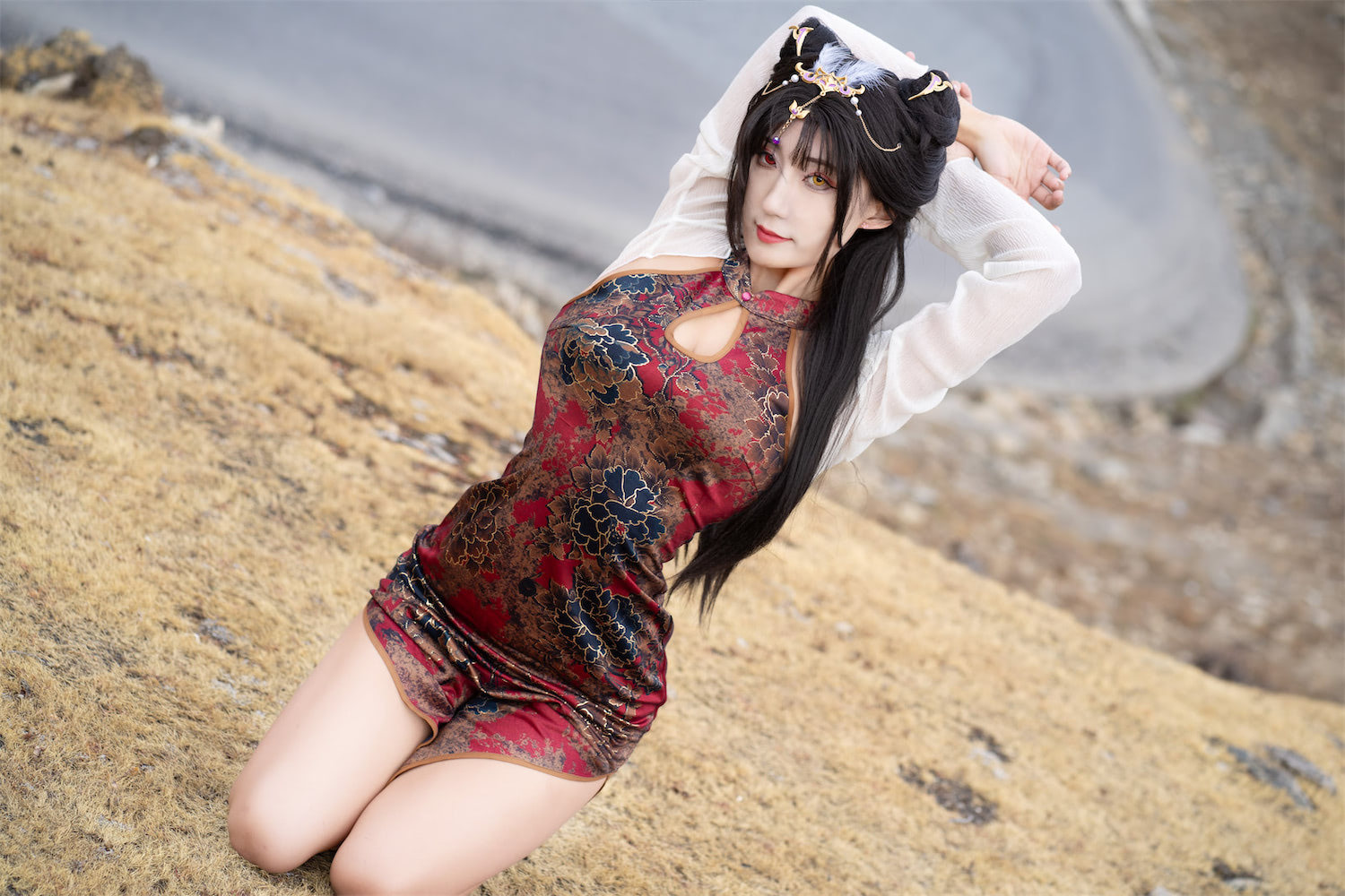 职业奶妈三水子 玉玲珑旗袍1