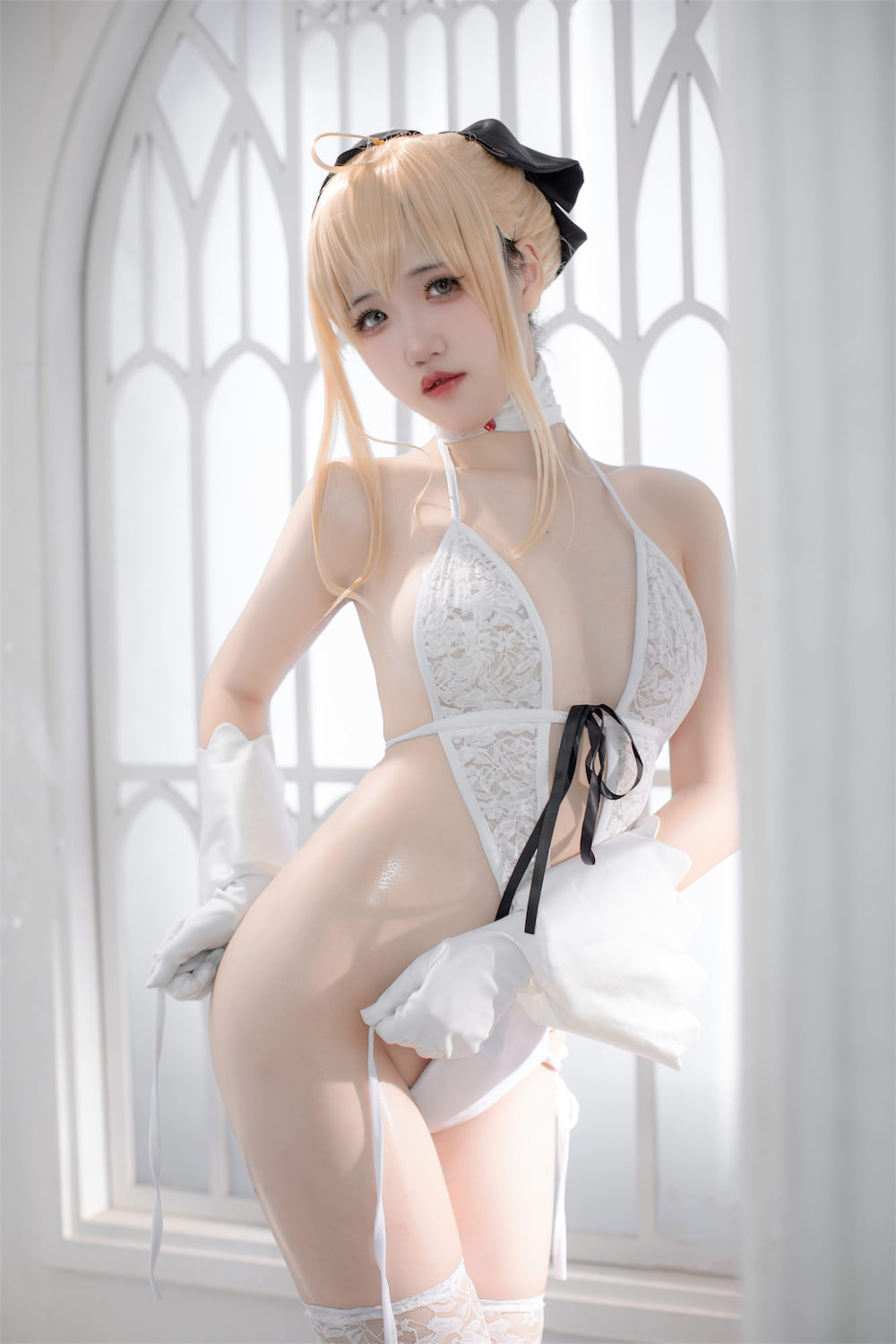 阿薰kaOri 白色Saber5