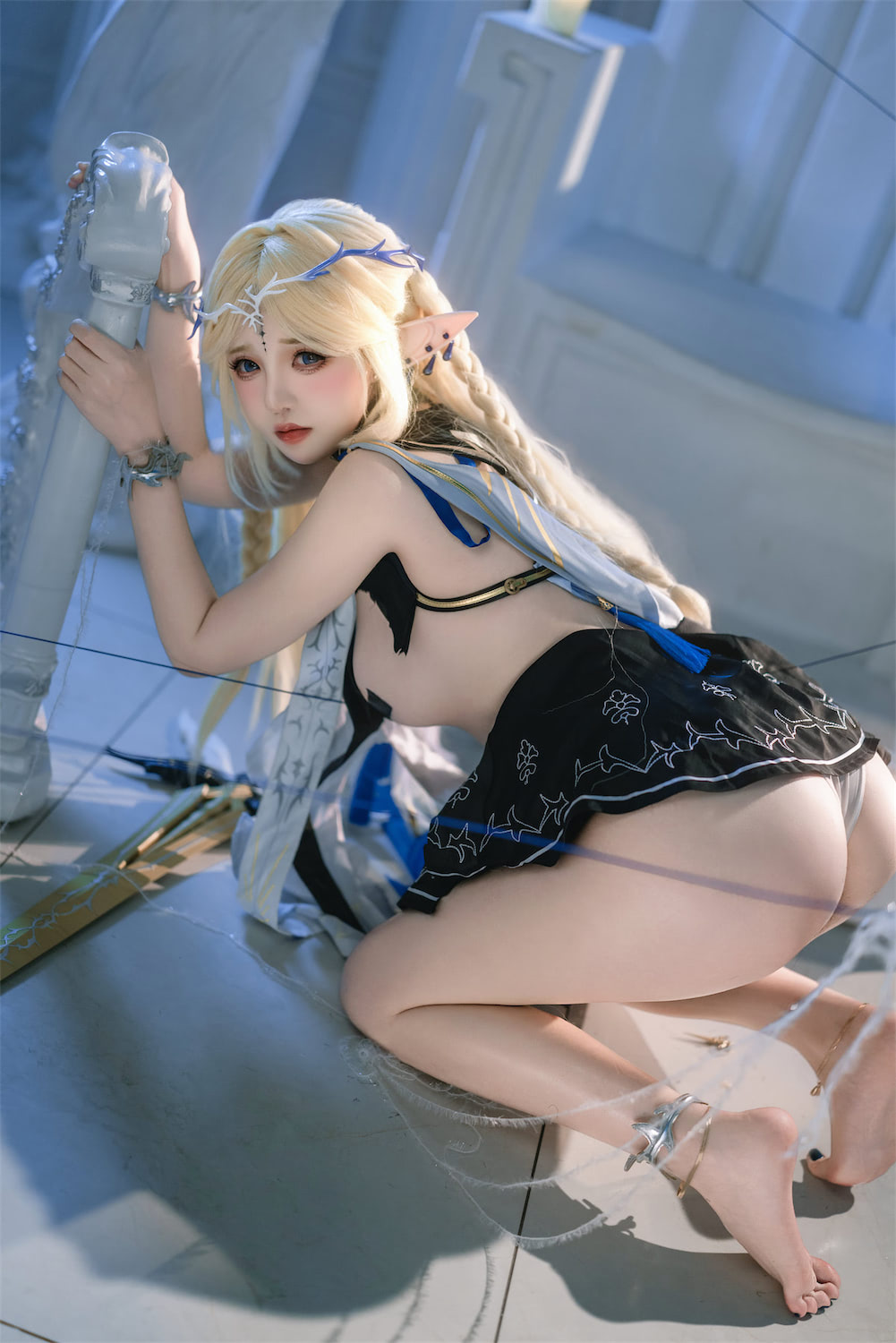 阿薰kaOri 卡提希娅被侵沾的圣女5