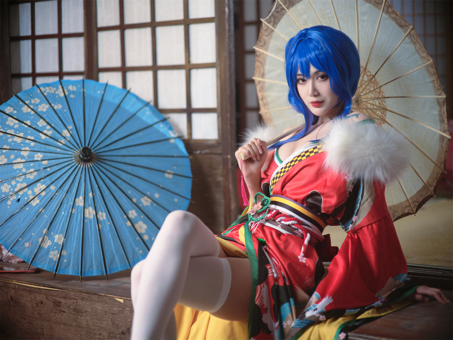 一米八的大梨子 大凤圣路易和服4