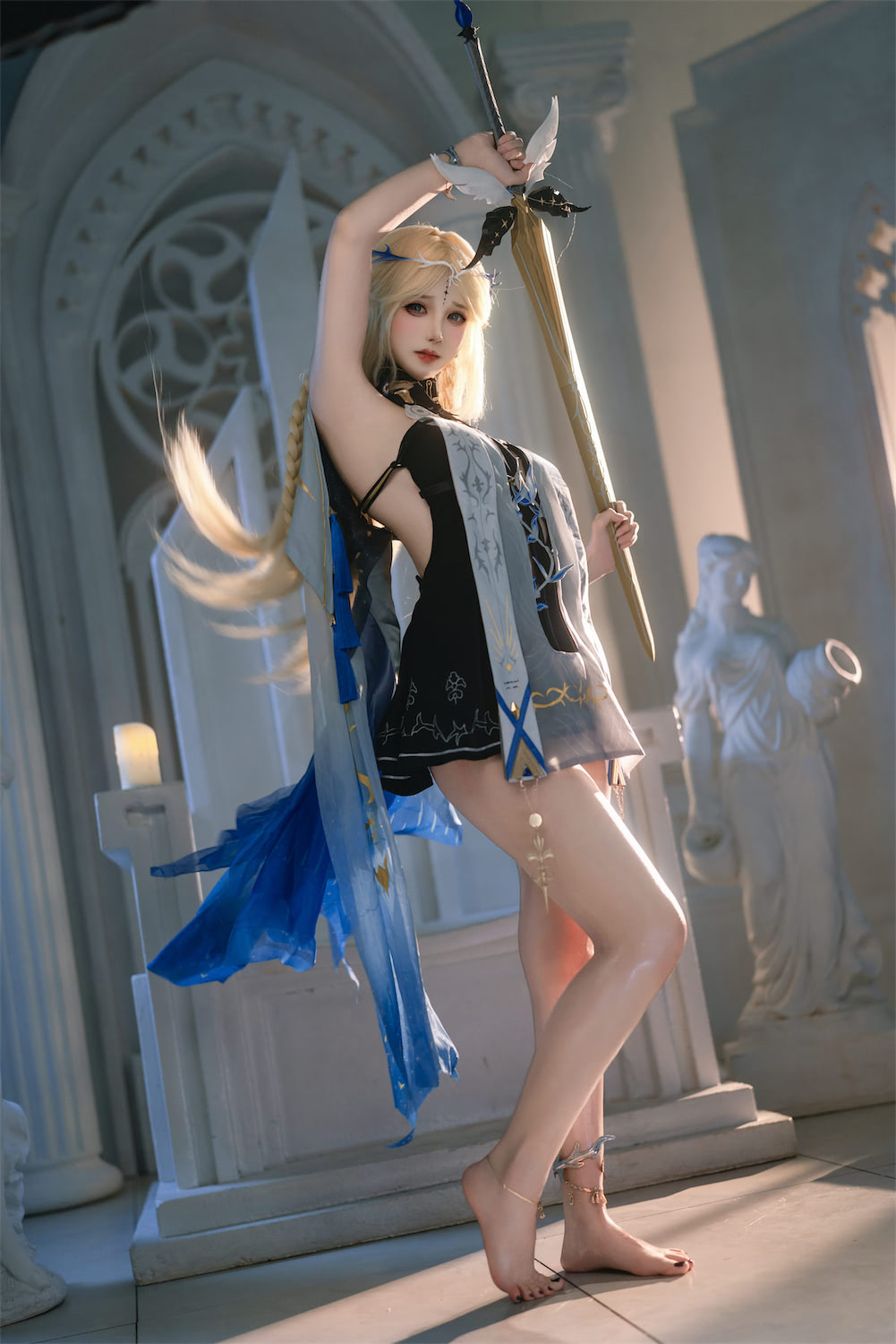 阿薰kaOri 卡提希娅被侵沾的圣女1