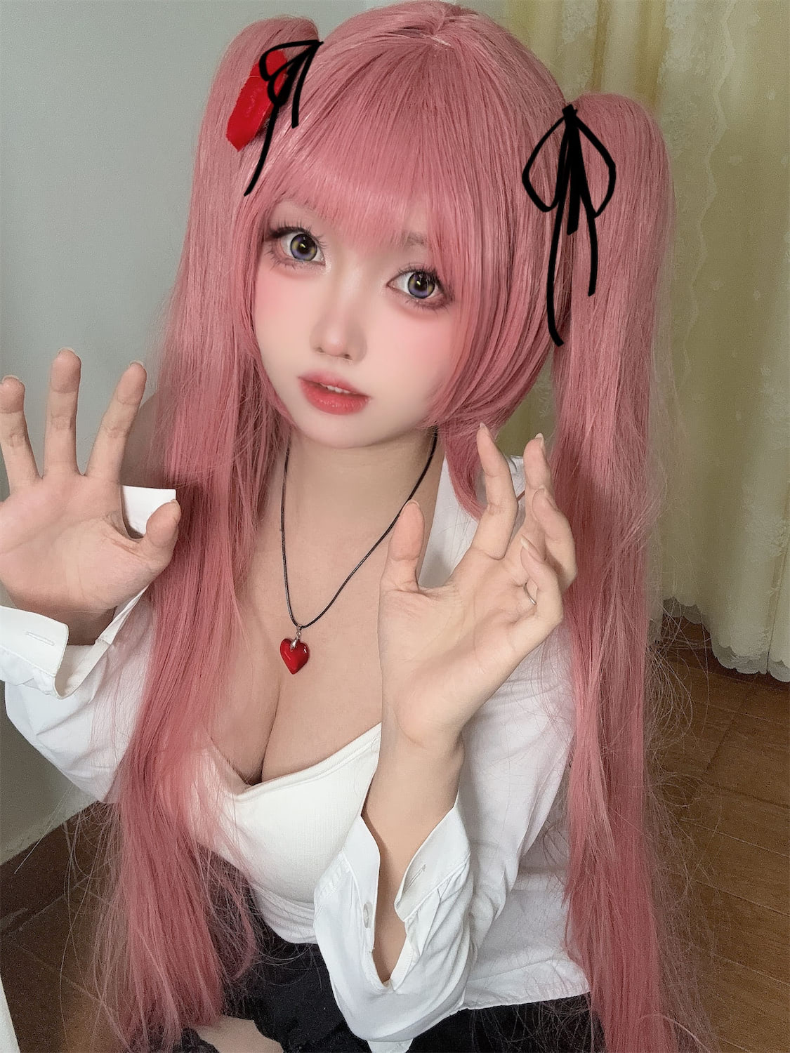 洛桑w伊梓 学妹黄裙自摄1