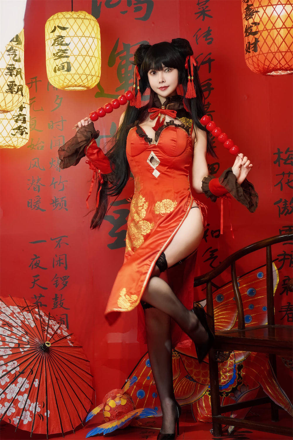 亚马逊鲶鱼 时崎狂三旗袍1