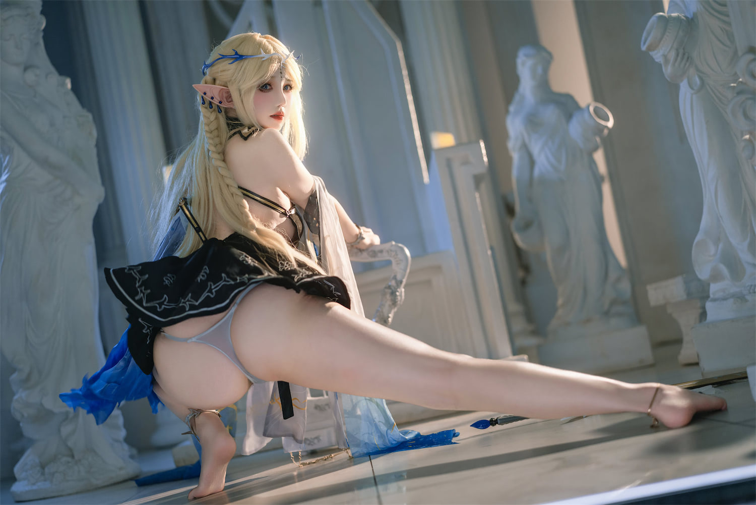 阿薰kaOri 卡提希娅被侵沾的圣女3