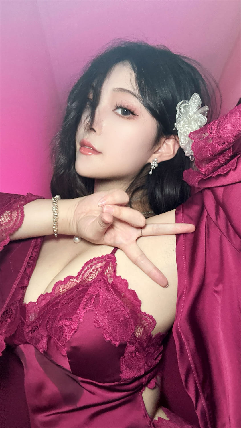 Natsuko 夏夏子 卡芙卡紫罗兰睡衣5