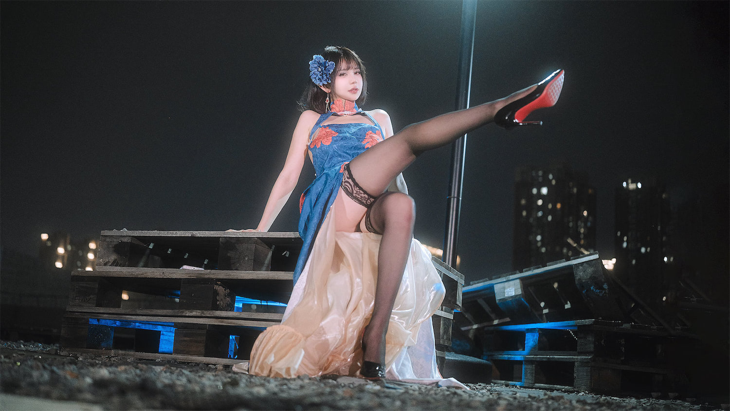 Tina很妖孽呀 碧蓝航线建武旗袍10