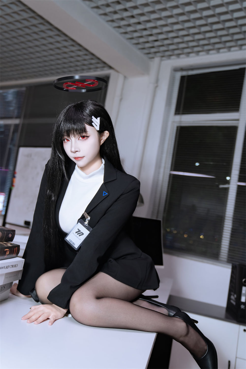 二佐Nisa 调月莉音OL礼服2