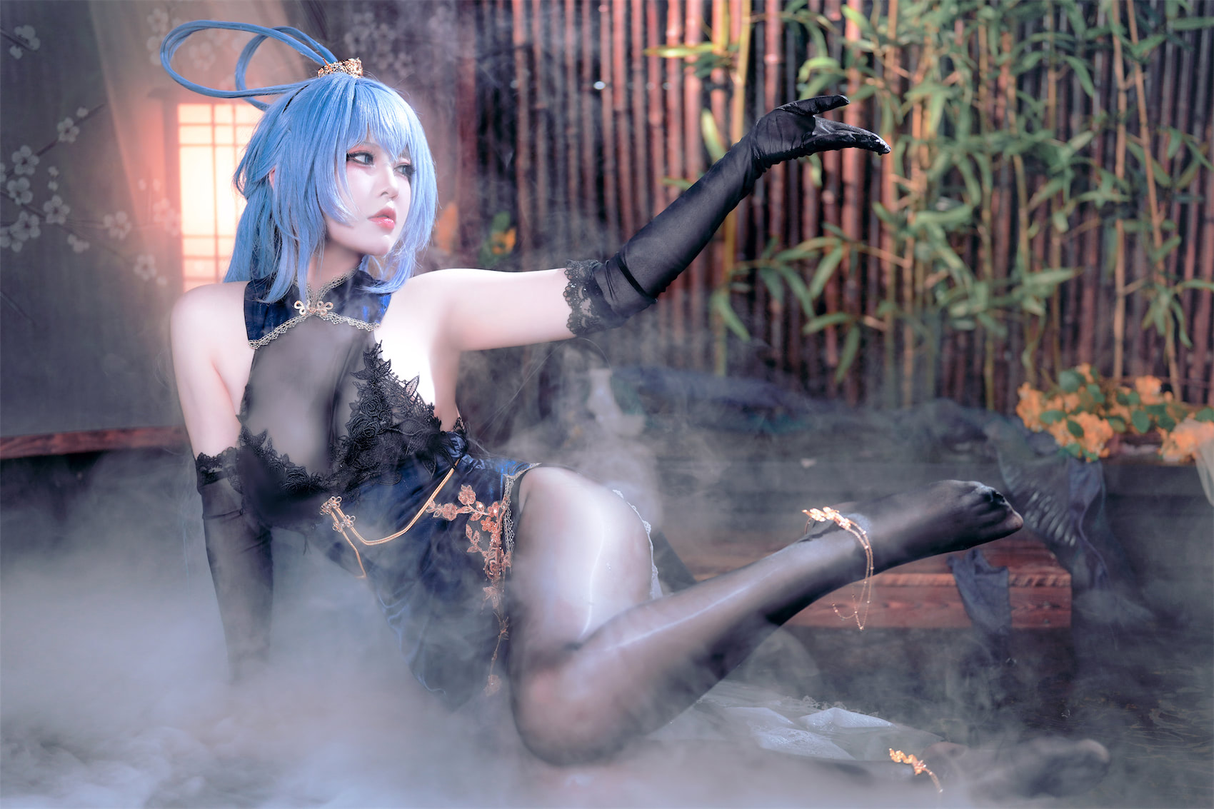 半半子 花园月下起舞4