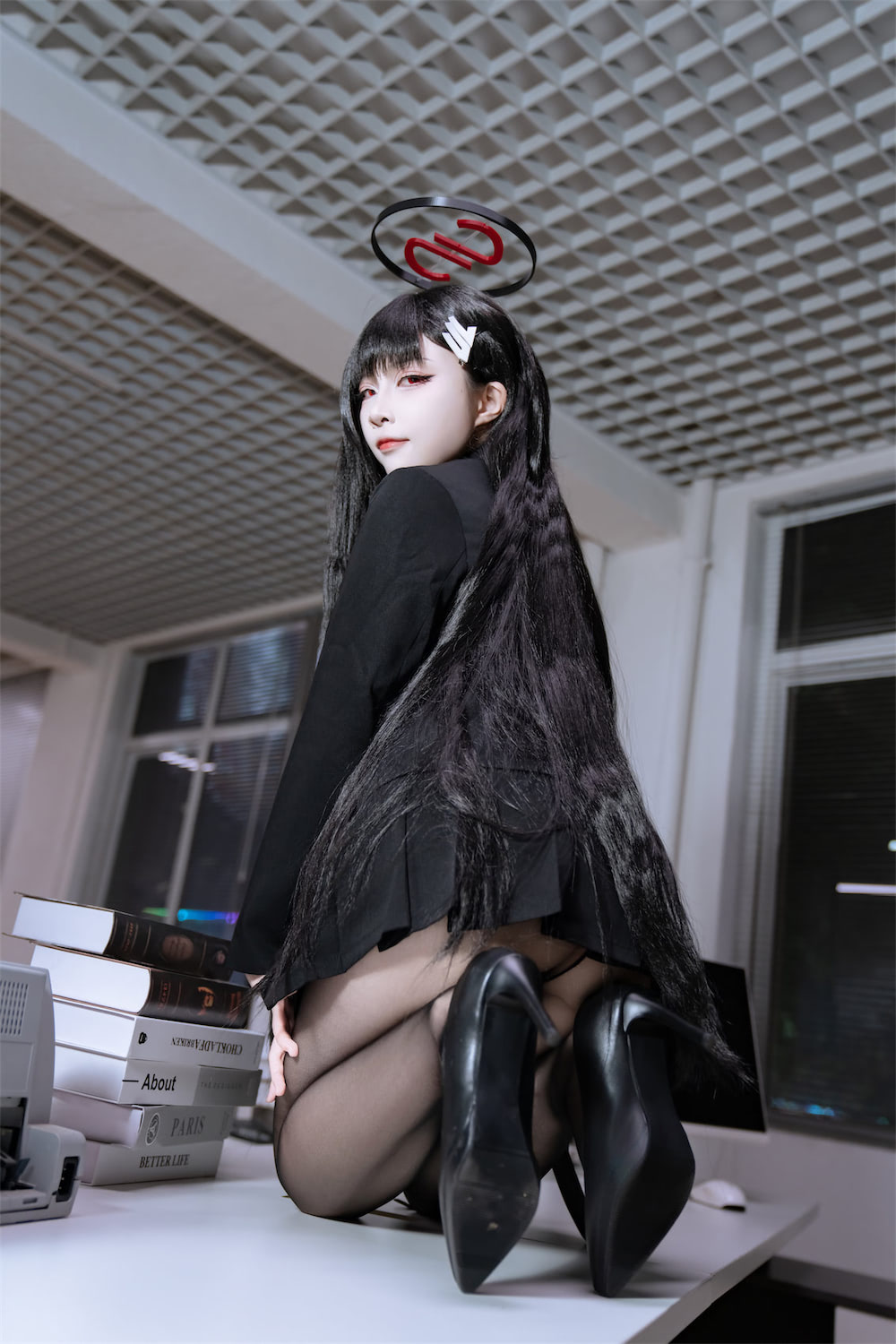 二佐Nisa 调月莉音OL礼服3