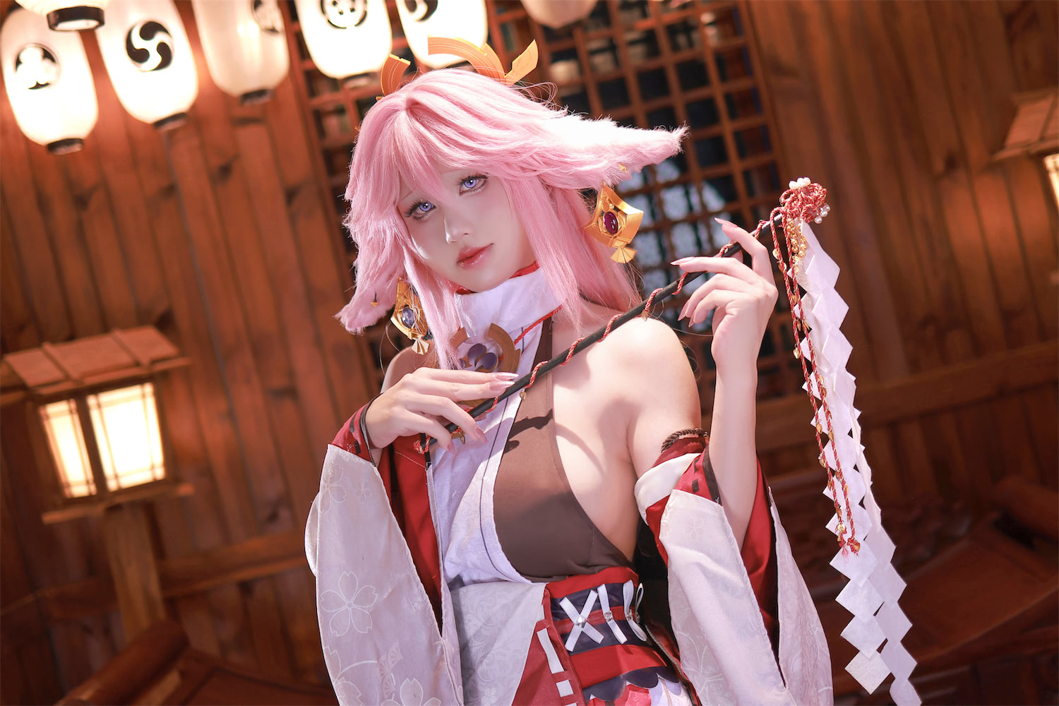 桜满三时 原神八重神子2