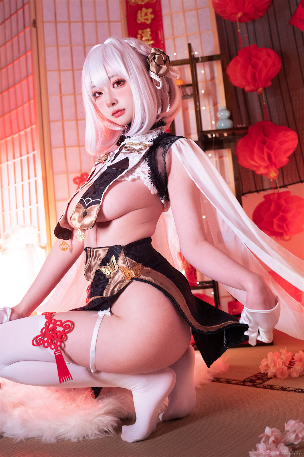 Wendydydydy 酱油 飞鸟马时兔女郎天狼星旗袍5