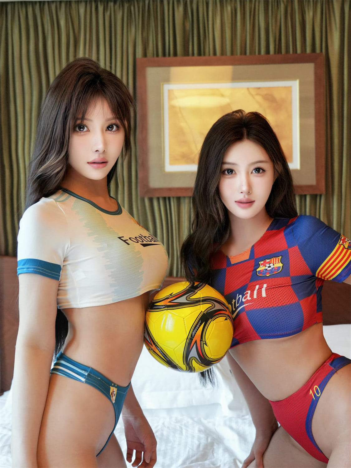 梨霜儿&金允希 足球宝贝4