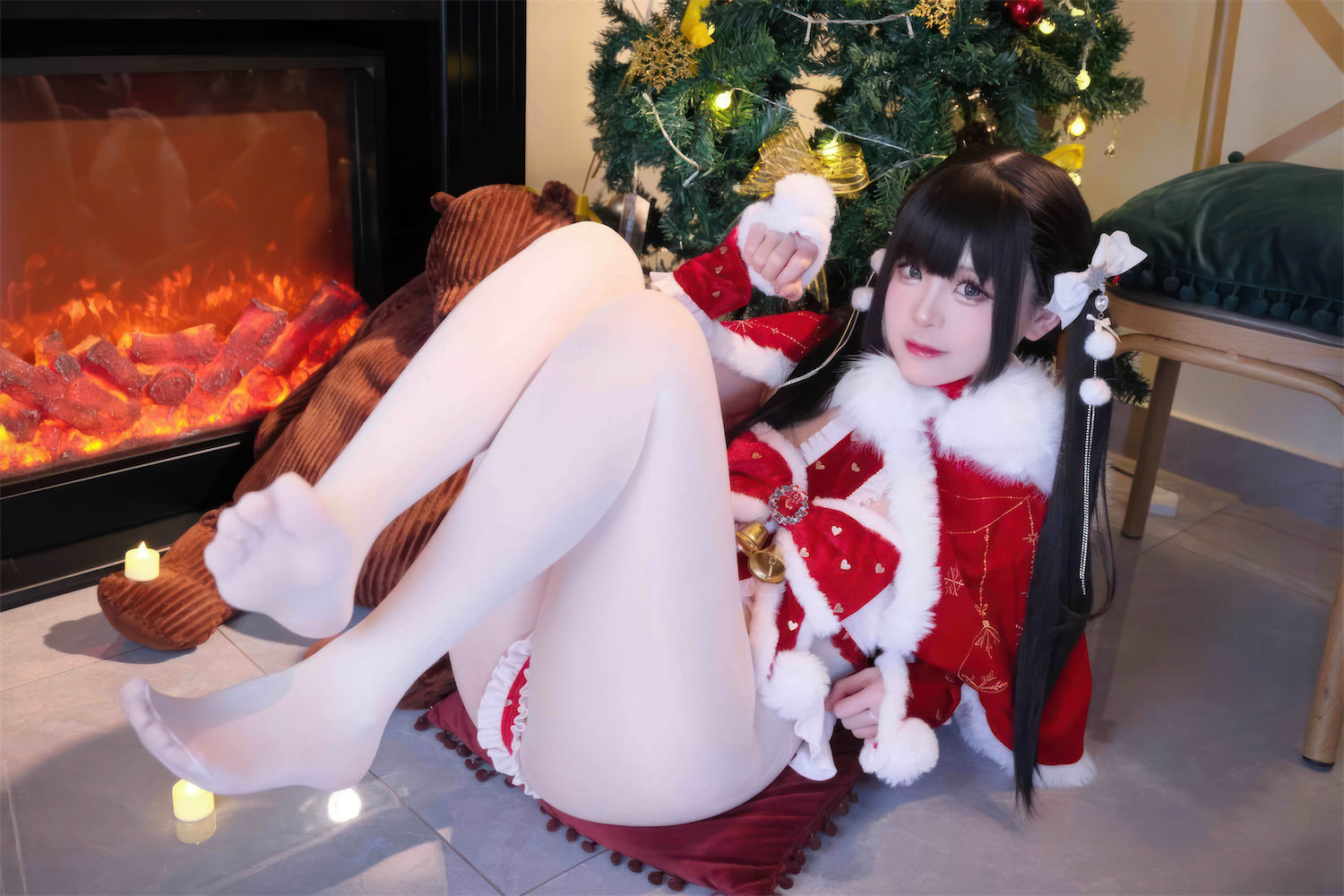 Miko酱 圣诞礼物学院兔女郎2