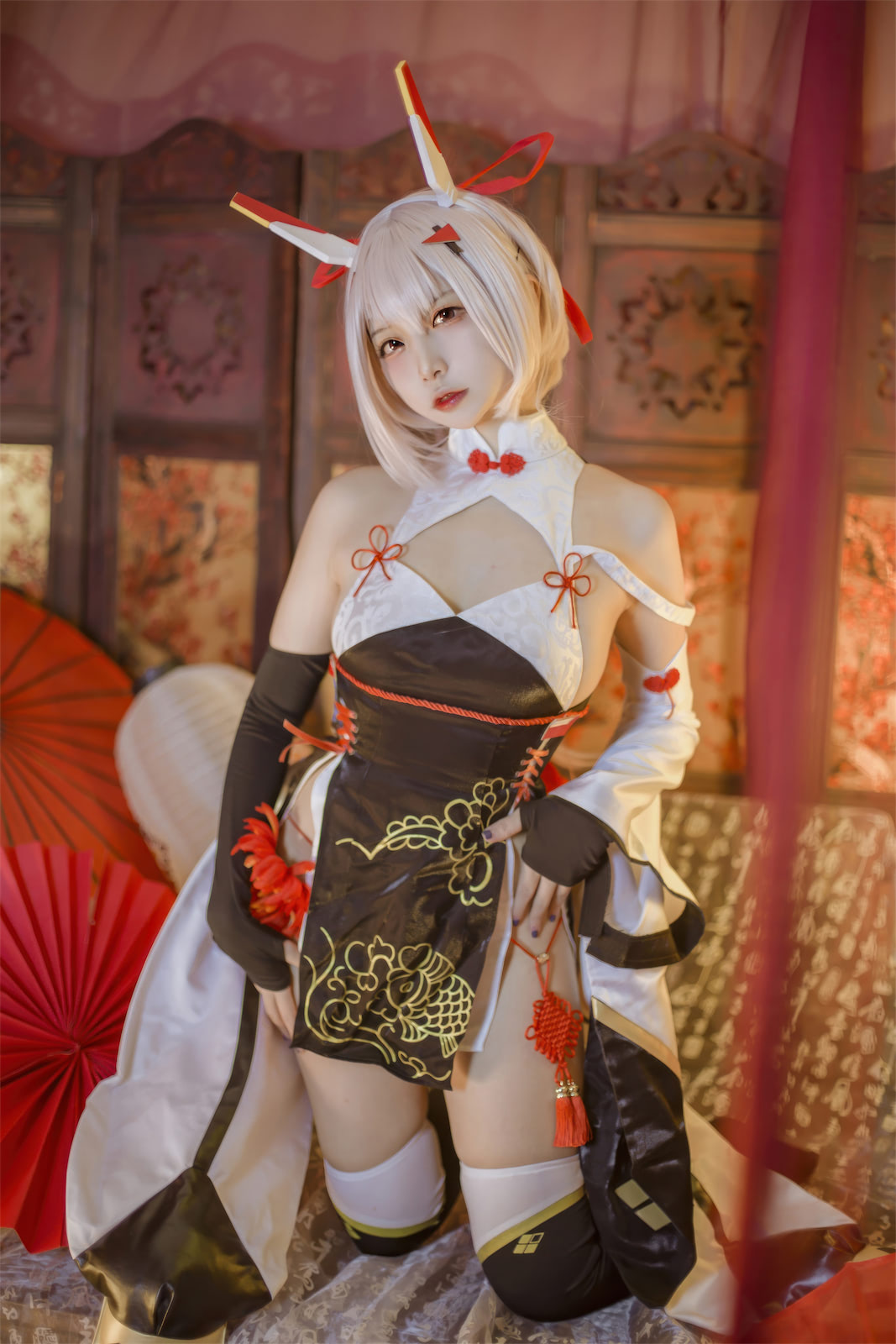 二佐Nisa 圣路易斯绫波新春旗袍4