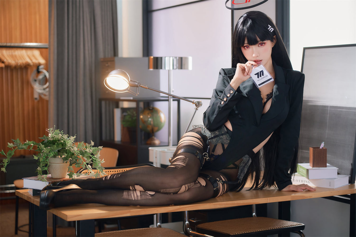 ElyEE子 调月莉音秘密吊带3