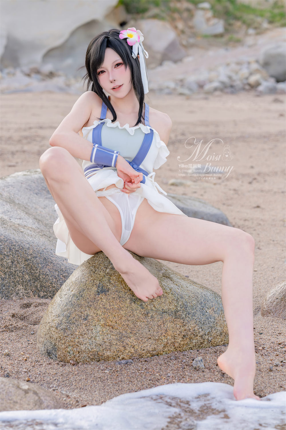 咬一口兔娘 2025蒂法泳装海边假日5