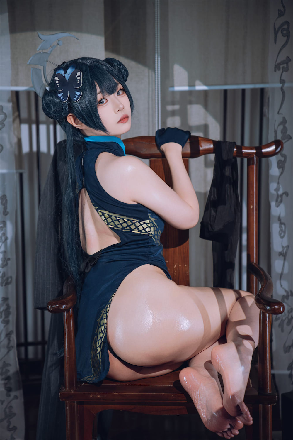 笠笠ami妃咲旗袍5