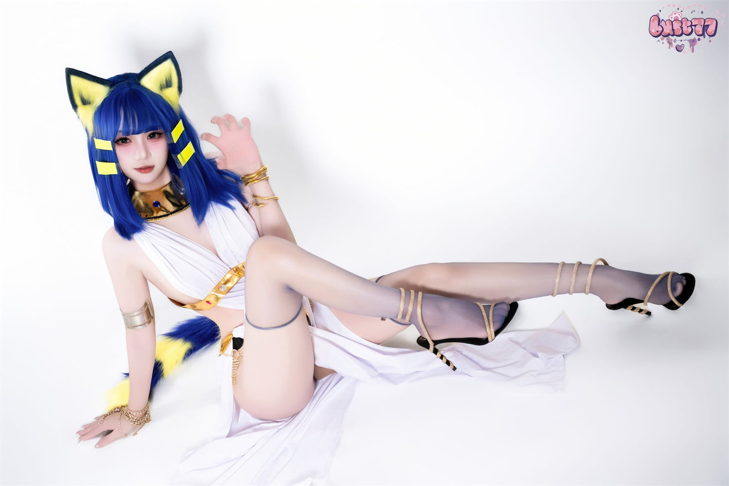 柒柒要乖哦 白埃及猫17