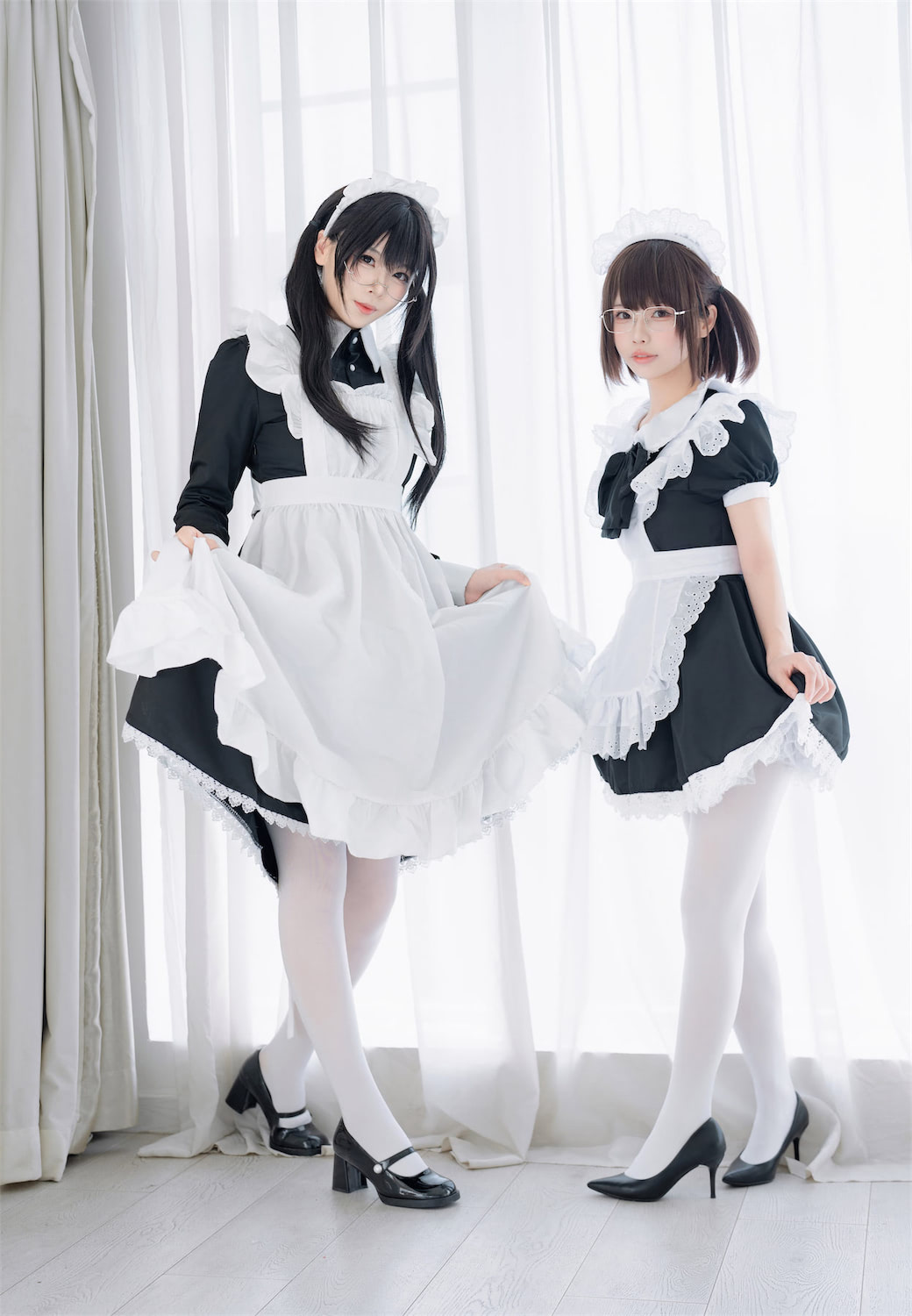 轩萧学姐&雪香川SUI 双人女仆2