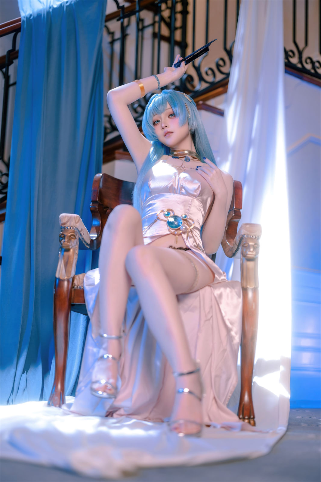 屿鱼 胜利女神海伦礼服12